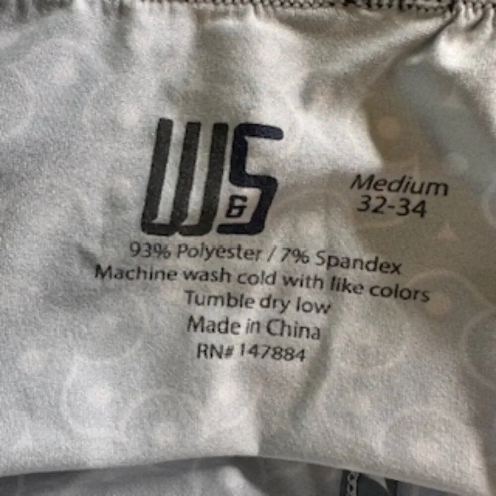 Warriors & Scholars Blue/Gray Pattern Designer Boxer‎ Brief Underwear in Medium